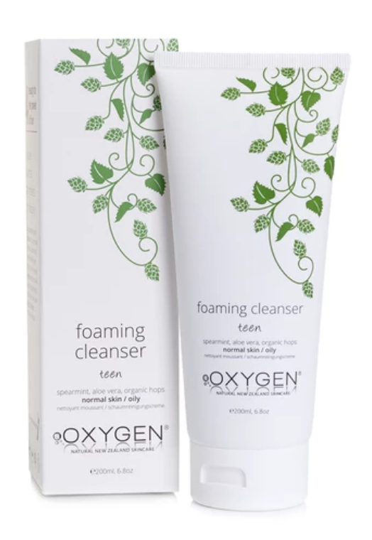 Oxygen Teen foaming cleanser