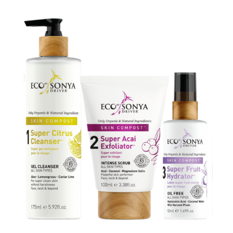 Eco by Sonya Skin Compost® Organic Superpower for your skin (3 step system)