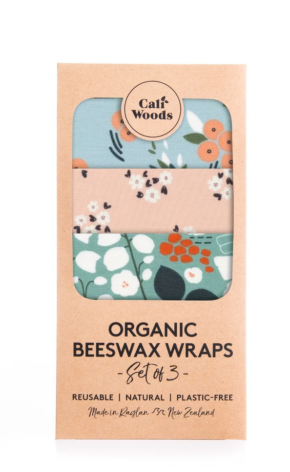 Caliwoods Beeswax Wraps - Floral
