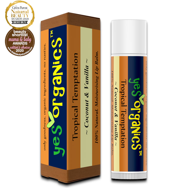 Yes Organics - Coconut & Vanilla Lip Balm