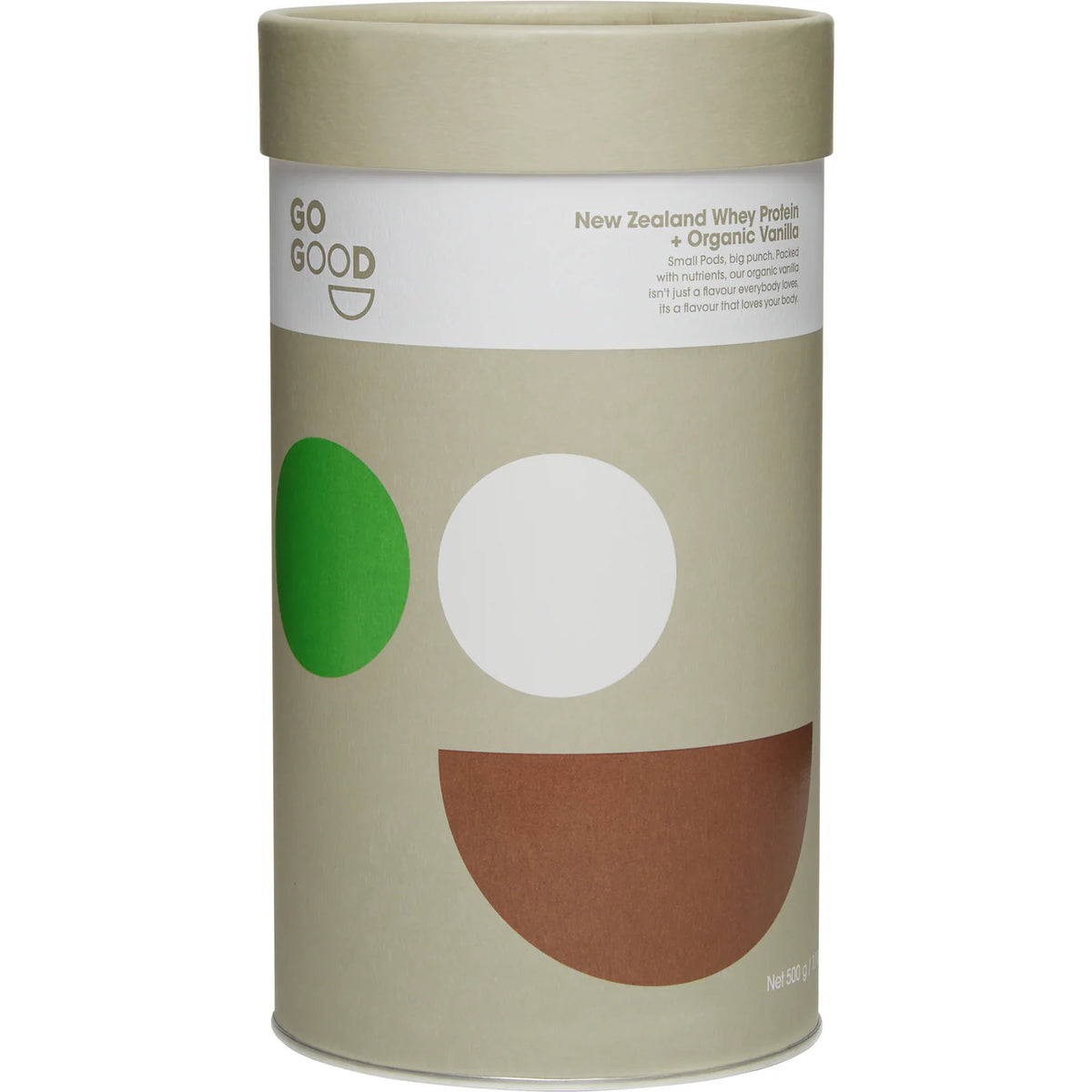 Go Good - NZ Whey Protein Powder + Organic Vanilla, Grass Fed Protein