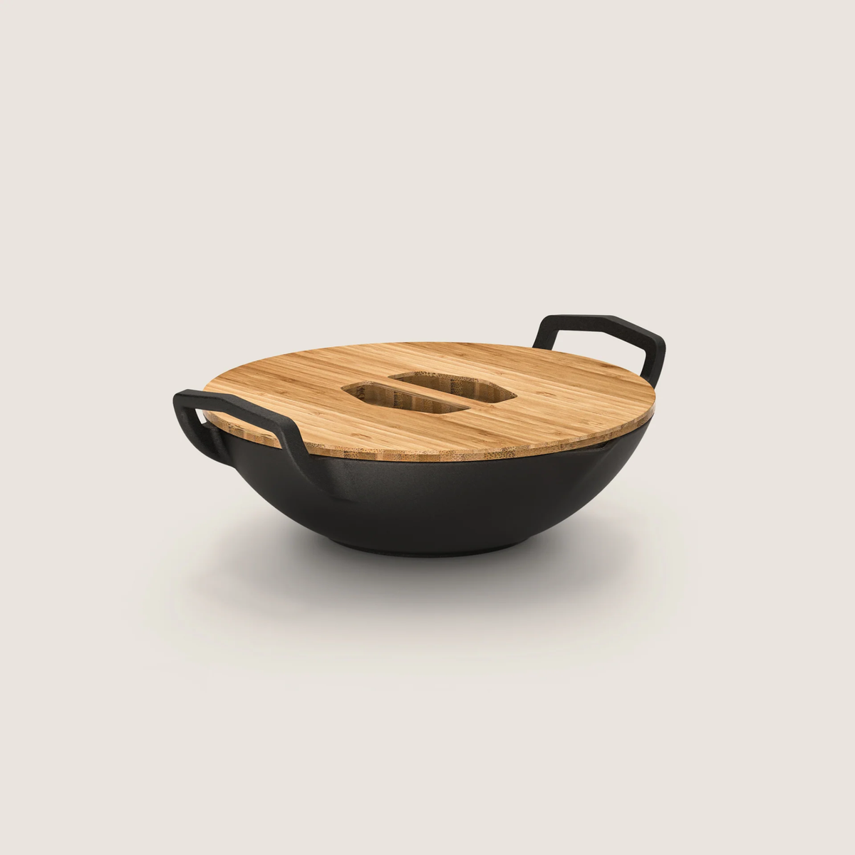 NEW: Ironclad Co - Cast Iron Takumi Wok Set - 31cm