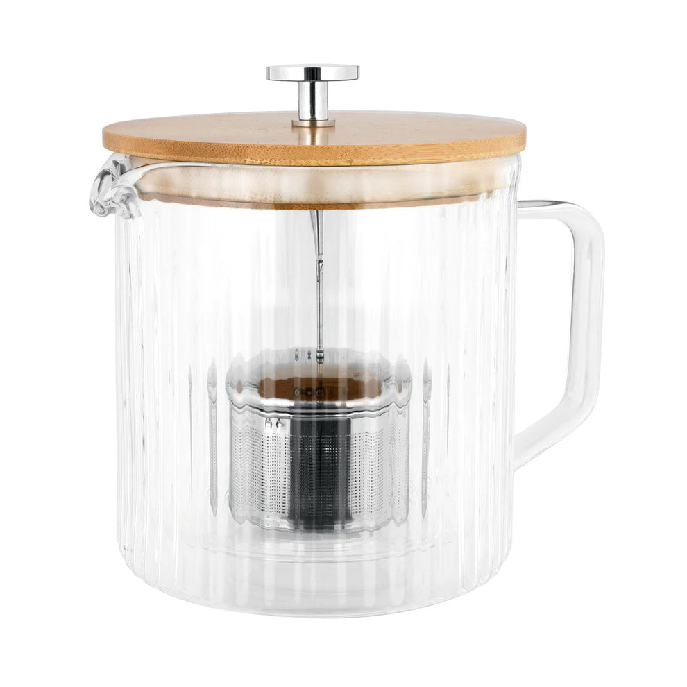 Avanti – Rigato Double Wall Glass Teapot – 950ml