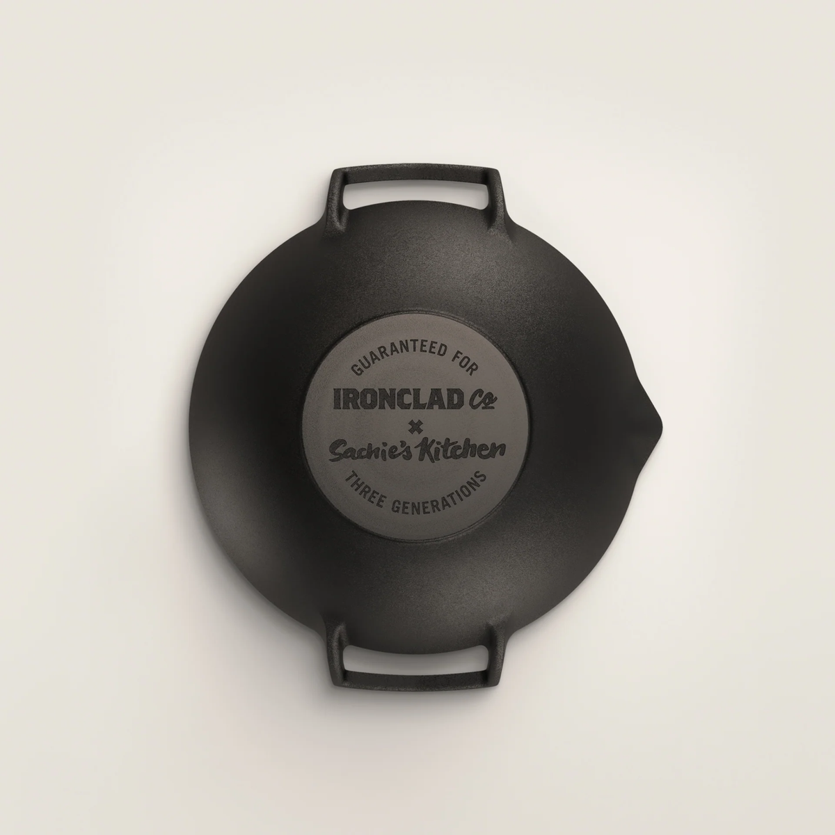 NEW: Ironclad Co - Cast Iron Takumi Wok Set - 31cm