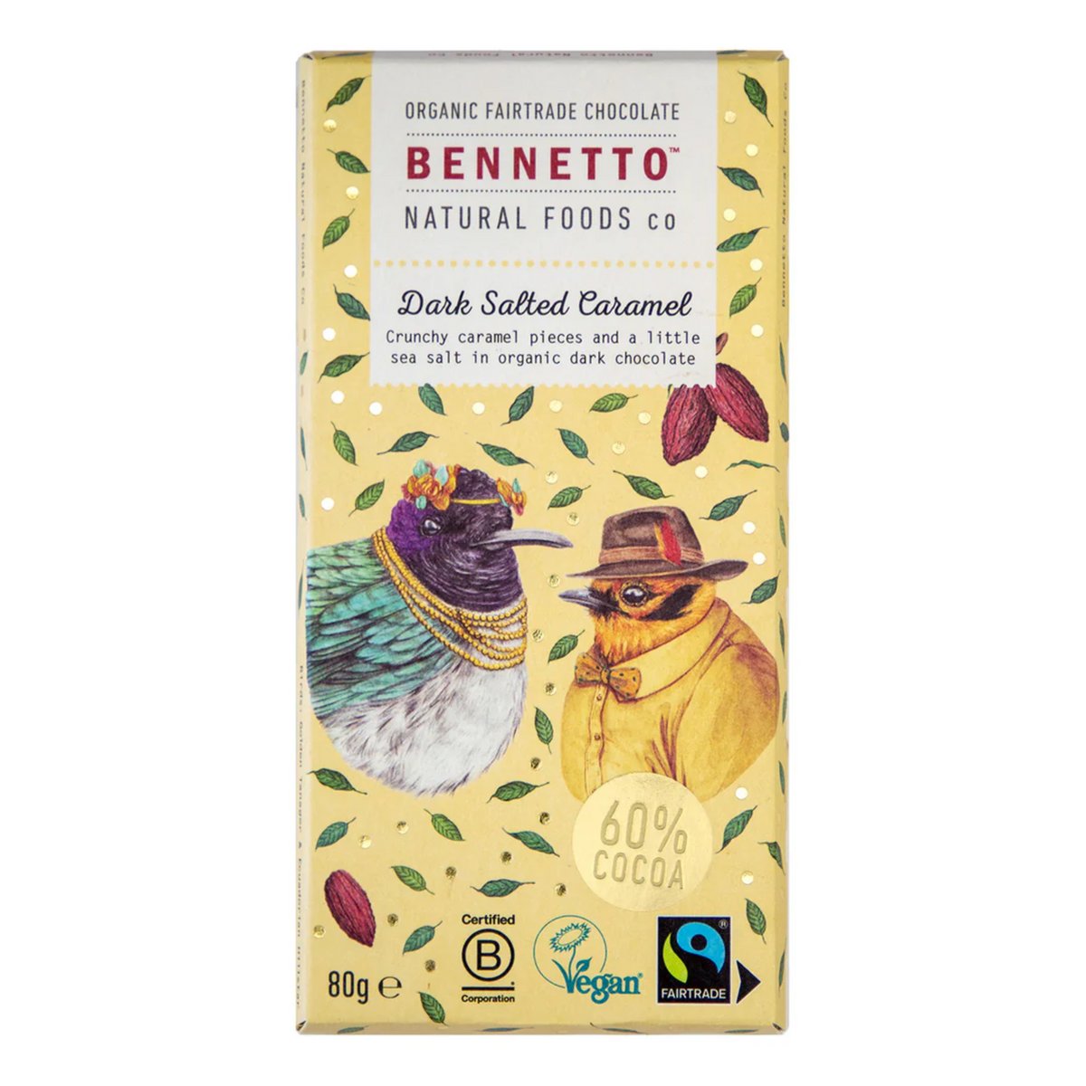 Bennetto - Dark Salted Caramel Bar - 80g