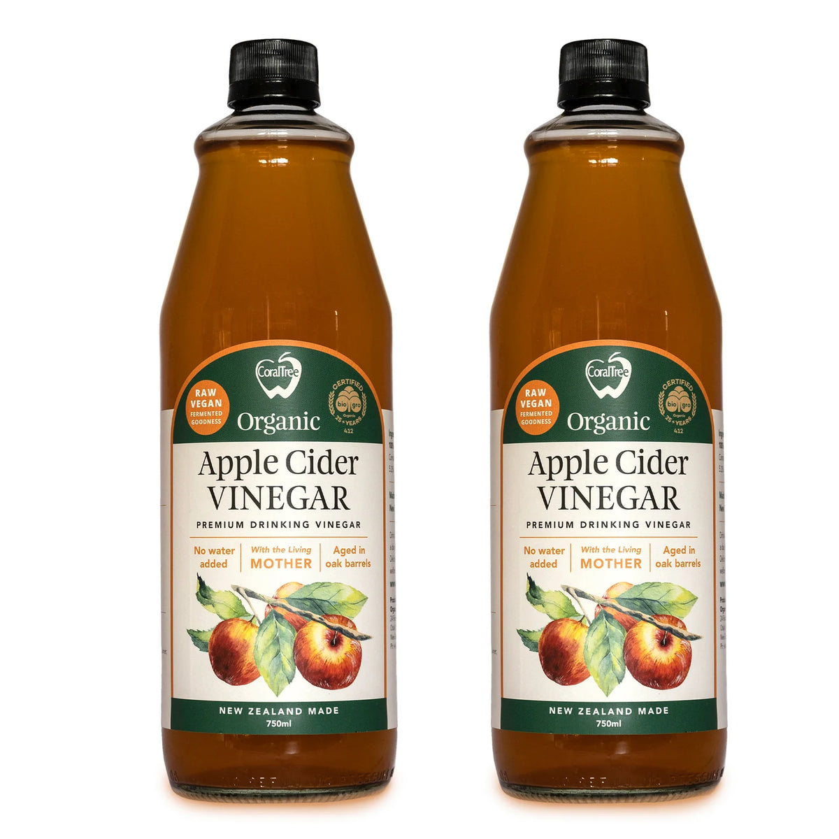 CoralTree - Organic Apple Cider Vinegar - 750ml