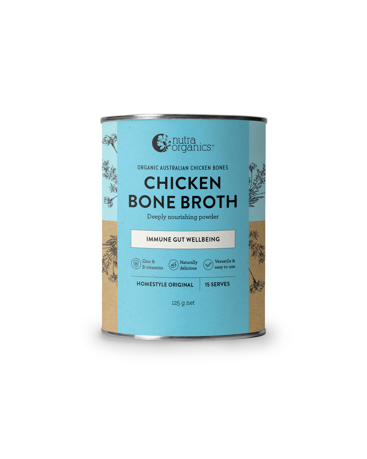 Nutra Organics - Chicken Bone Broth: Homestyle Original