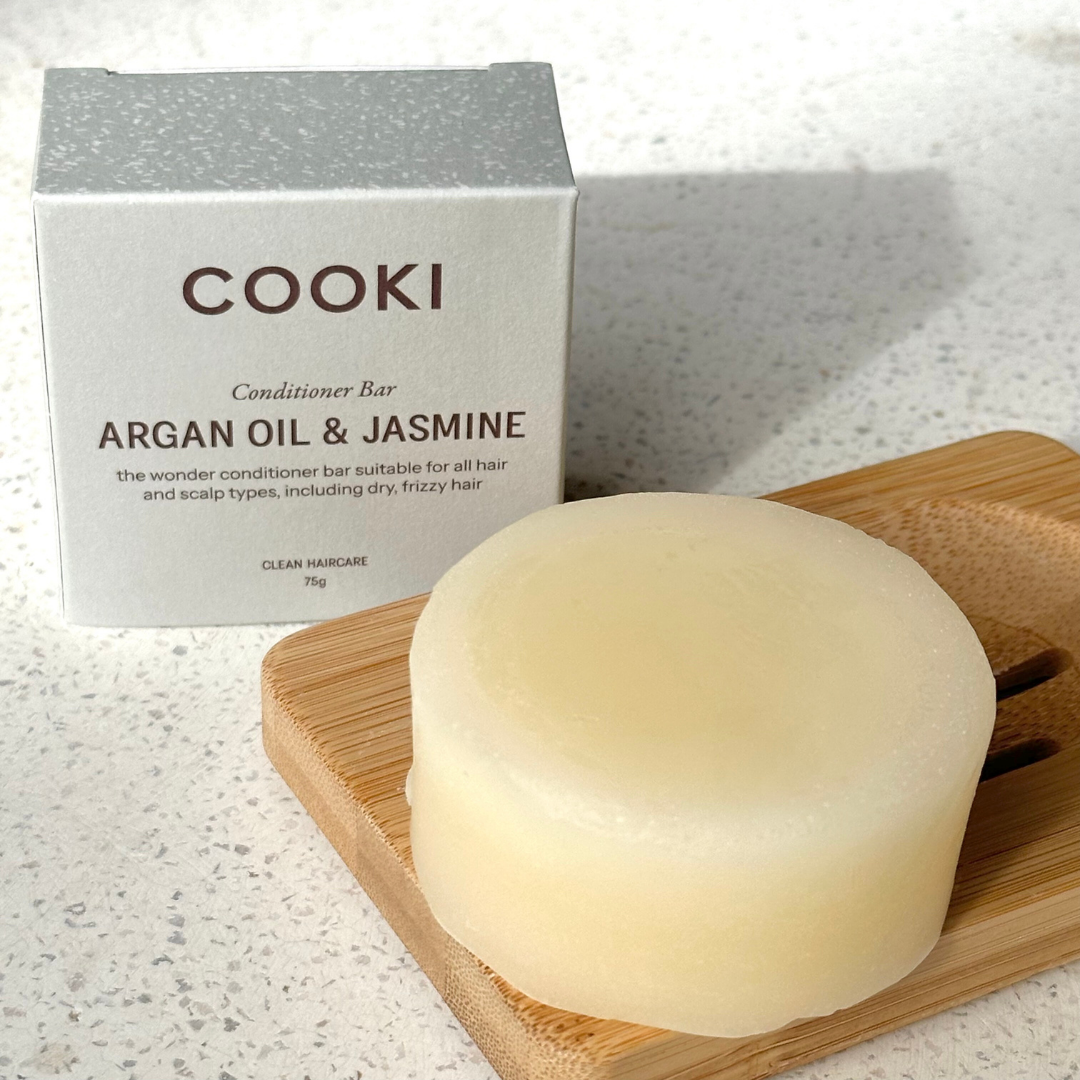 Cooki - Argan Oil & Jasmine Conditioner Bar - For All Hair Types