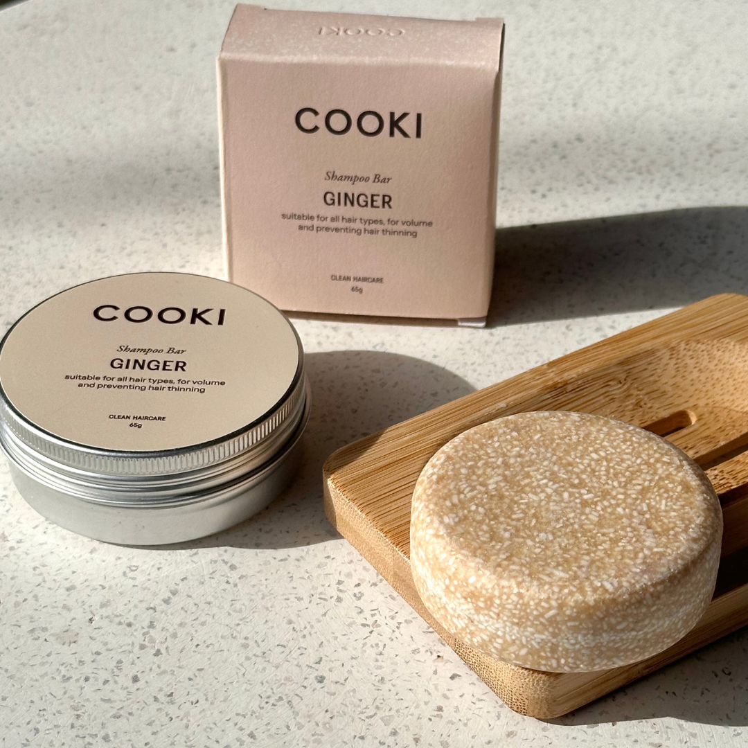 Cooki - Ginger Shampoo Bar - For Volume and Preventing Thinning