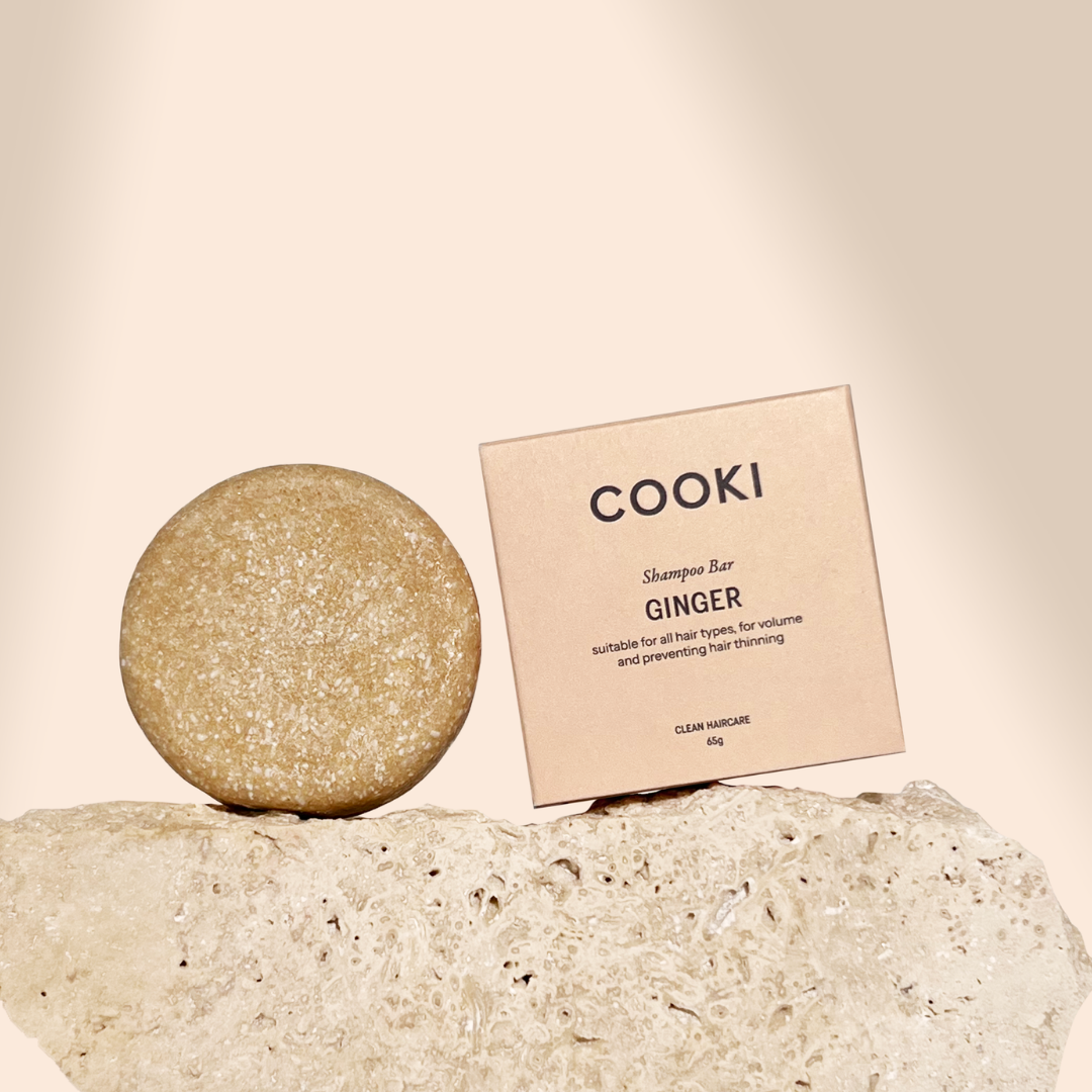 Cooki - Ginger Shampoo Bar - For Volume and Preventing Thinning