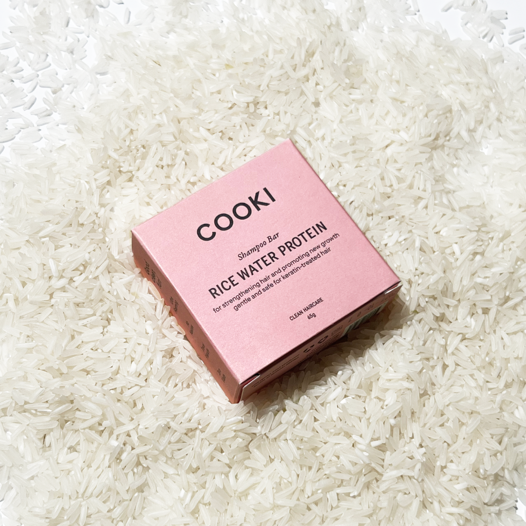 Cooki - Rice Water Protein Shampoo Bar - For Strengthening Hair and Promoting New Growth