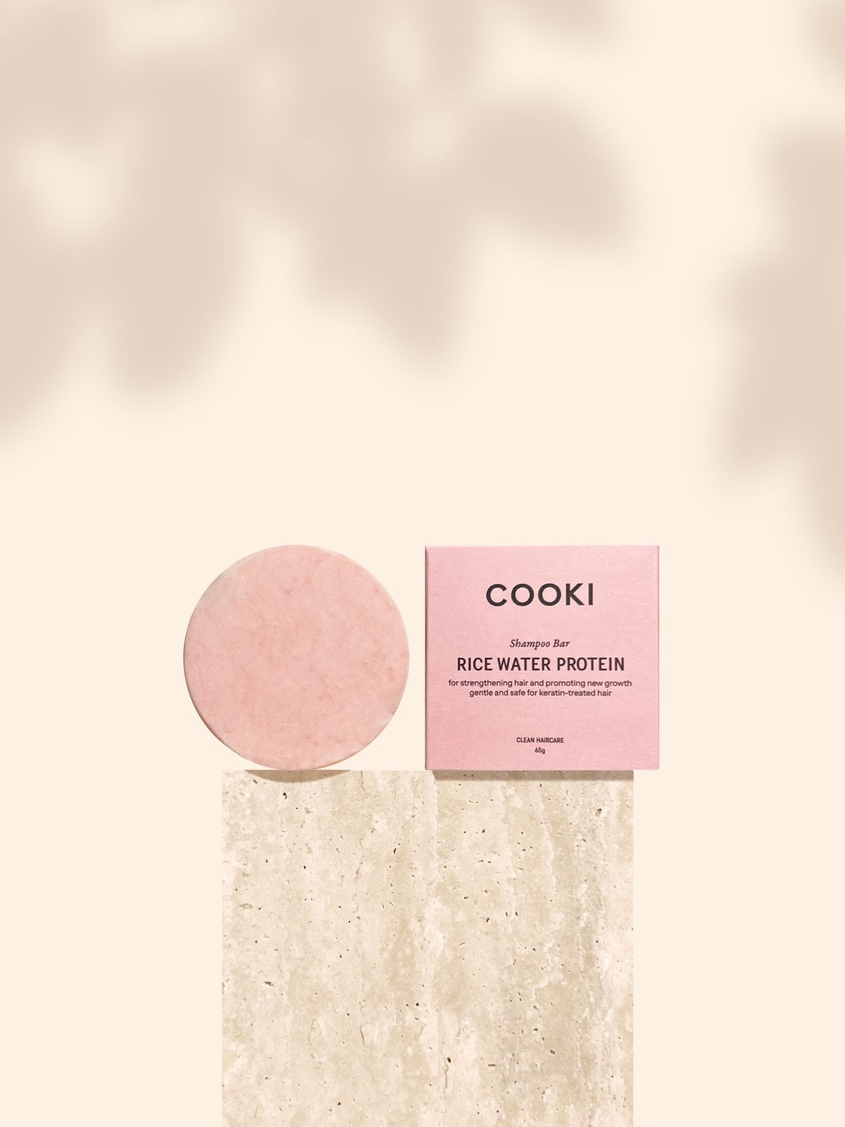 Cooki - Rice Water Protein Shampoo Bar - For Strengthening Hair and Promoting New Growth