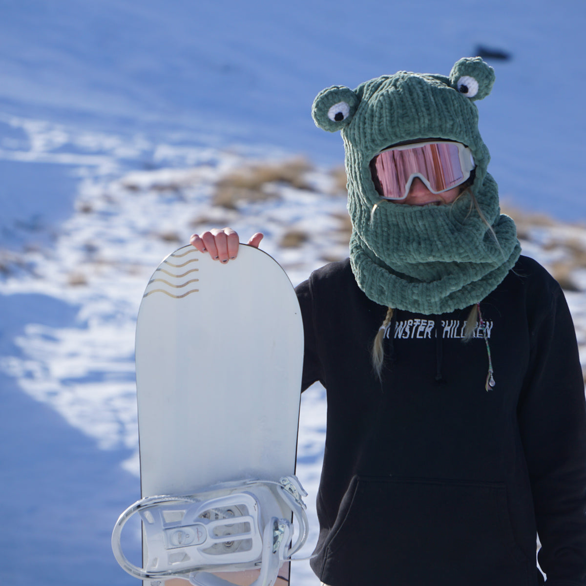 Ski Helmet Cover - Frog