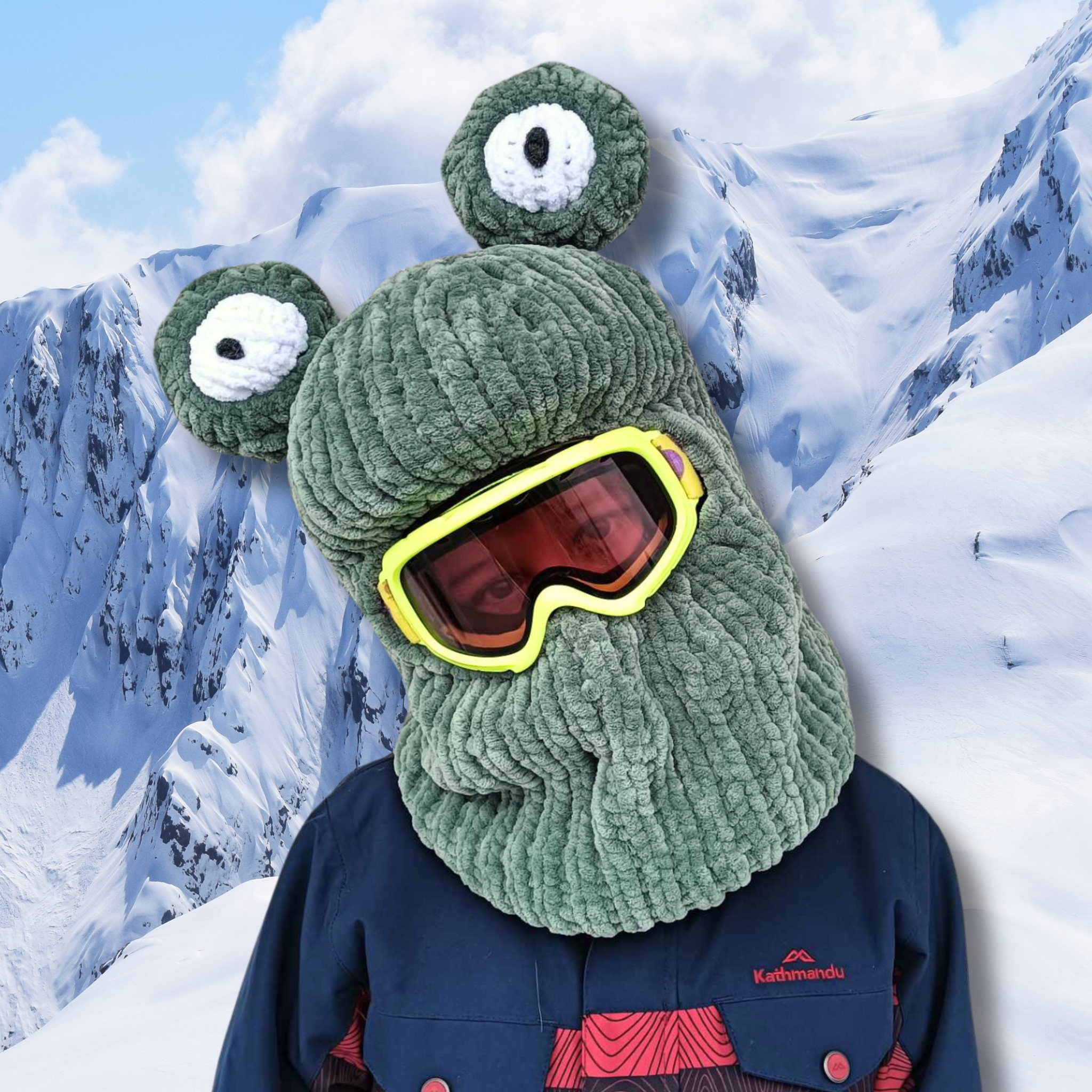 frog motorcycle helmet cover Ski Helmet Cover - Frog *B/O