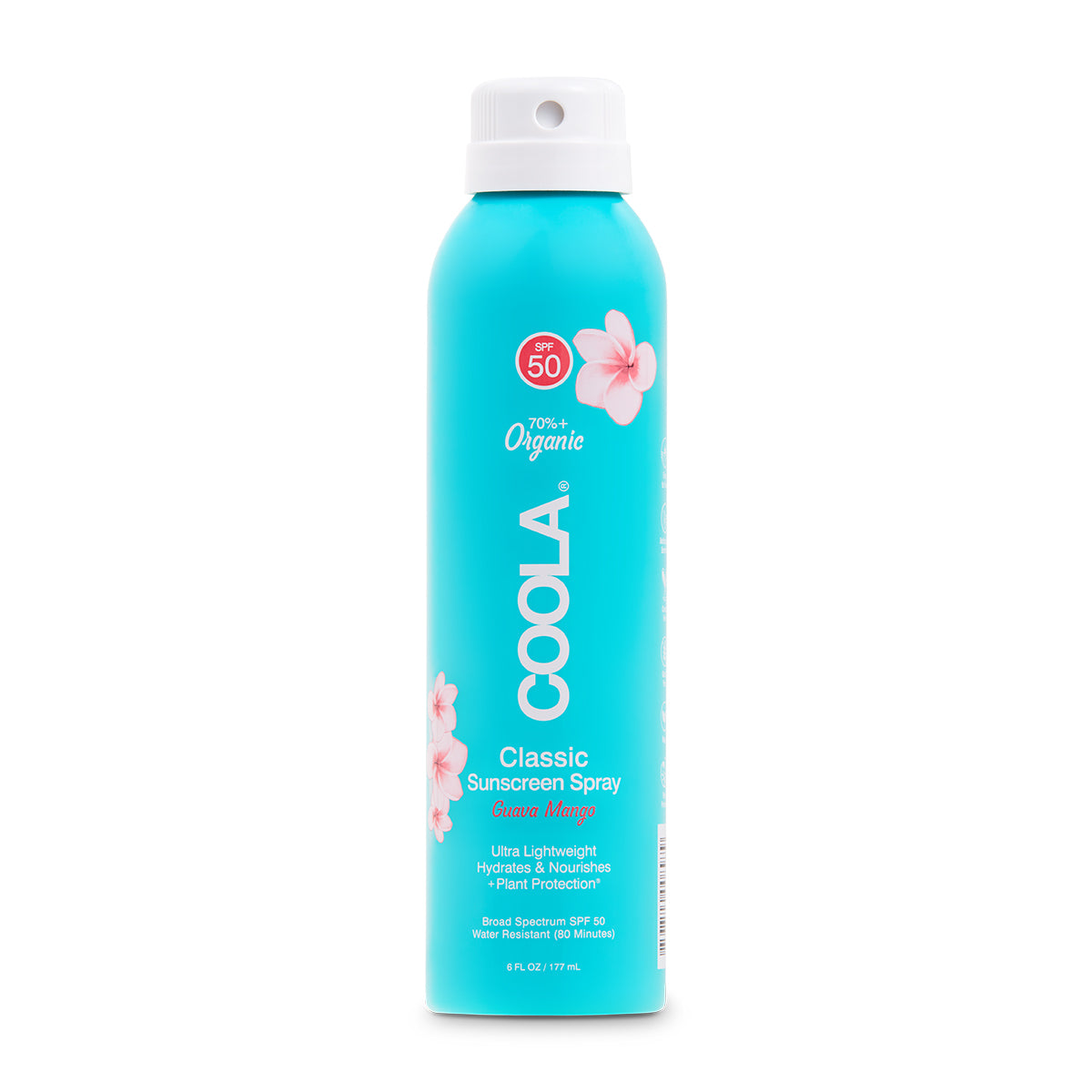 Coola - Clear Sunscreen Spray SPF50 - Guava Mango