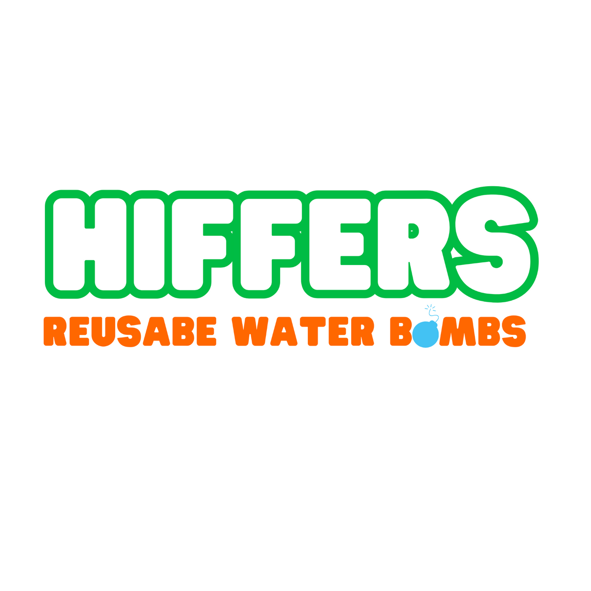 Hiffers - Reusable Water Bombs - Fluro