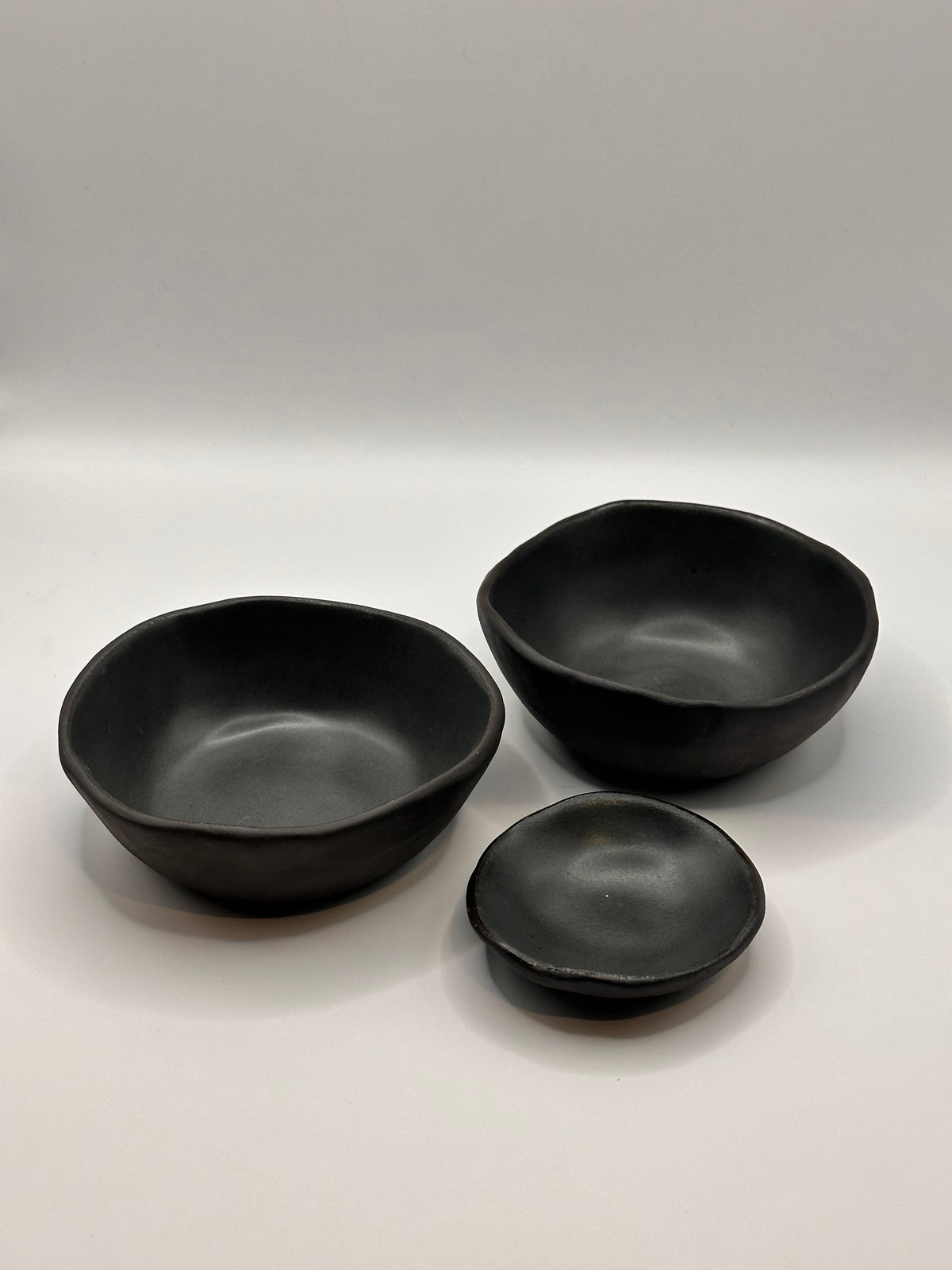 Platter Series - White on black