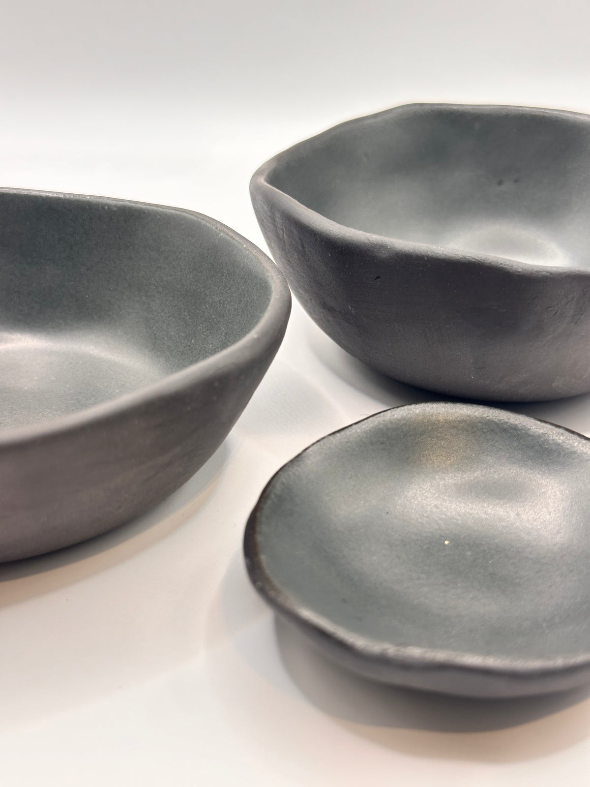 Platter Series - White on black