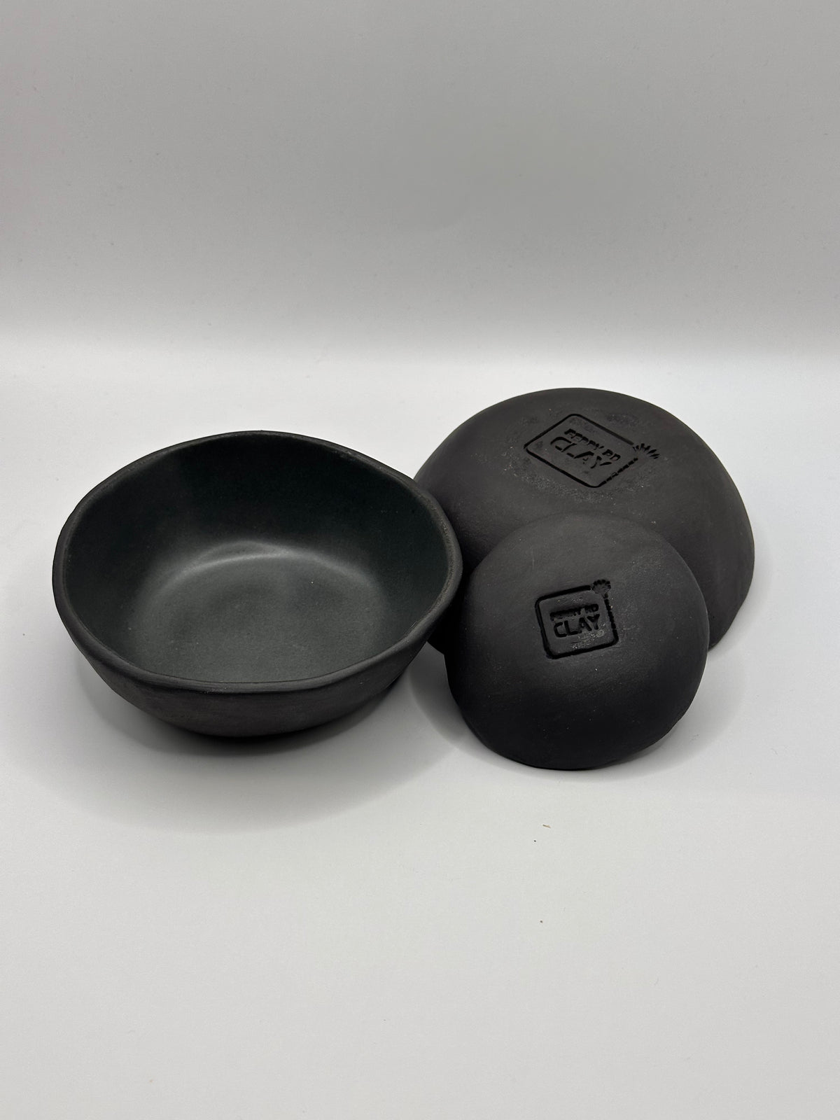 Platter Series - White on black