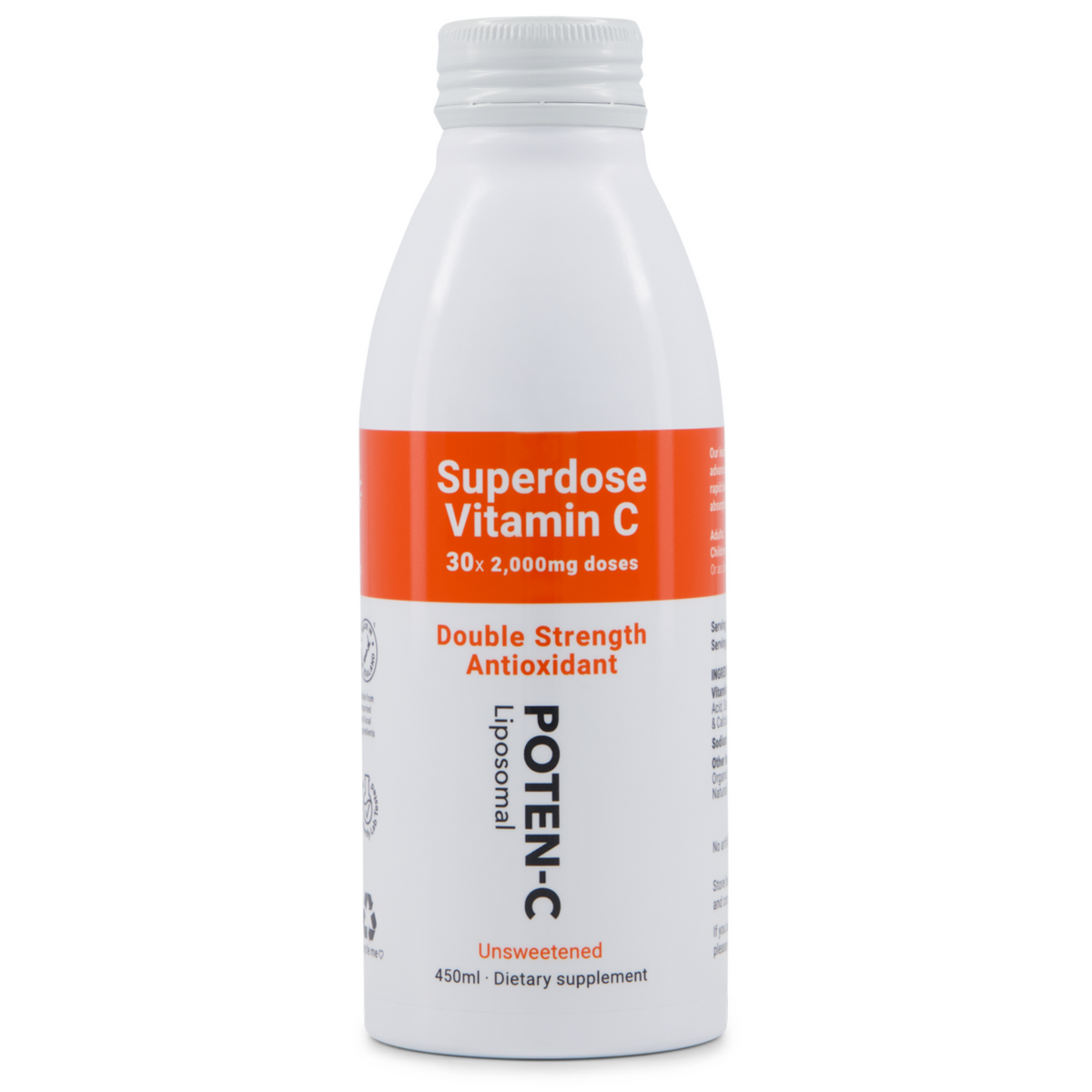 Poten-C Superdose - Liposomal Vitamin C (Unsweetened)