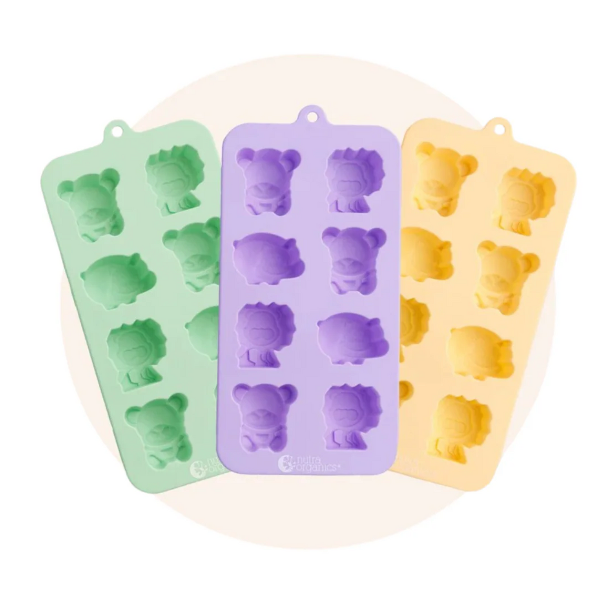 NEW: Nutra Organics - Animal Gummy Moulds - 3 Pack