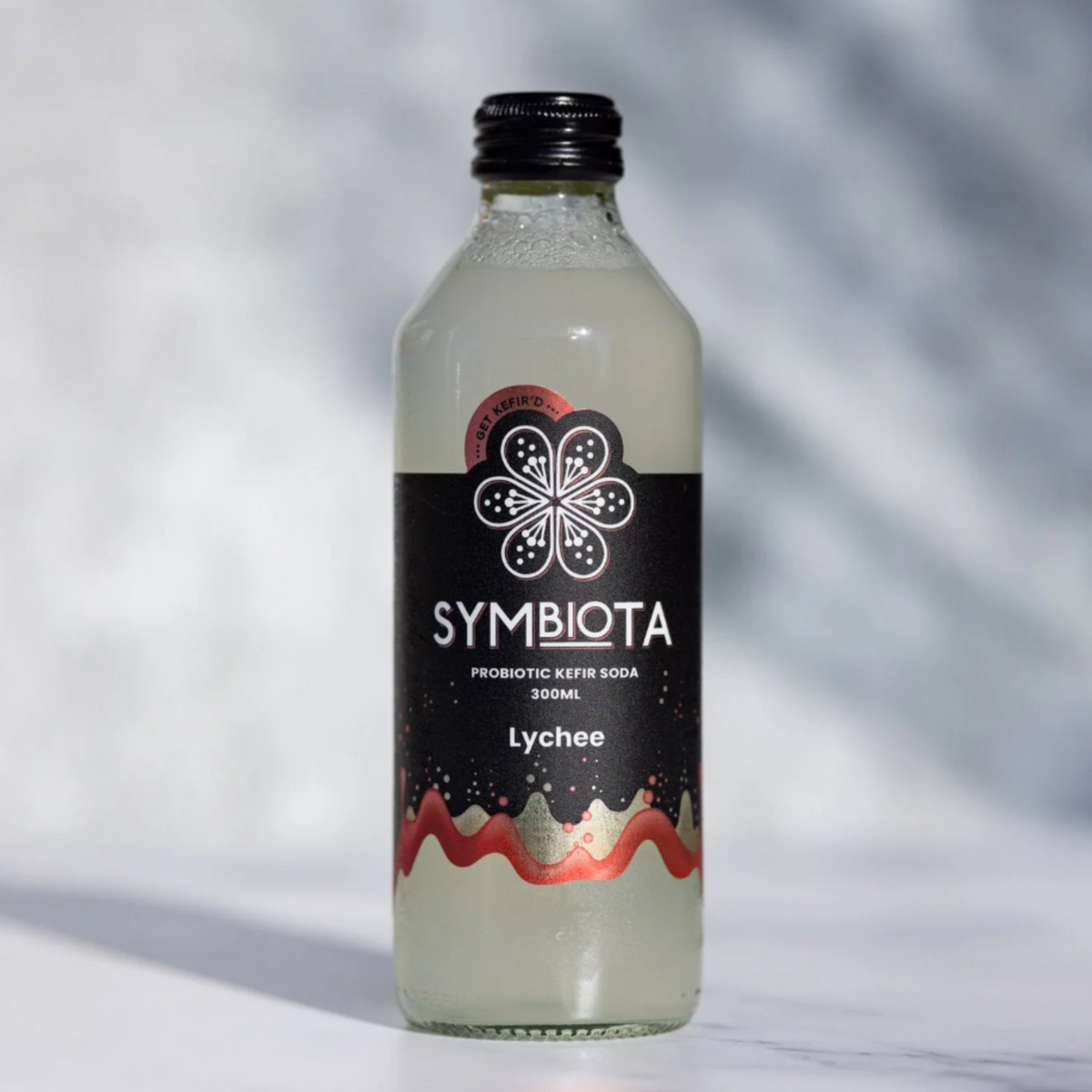 Symbiota - Probiotic Water Kefir Soda - Lychee 300ml