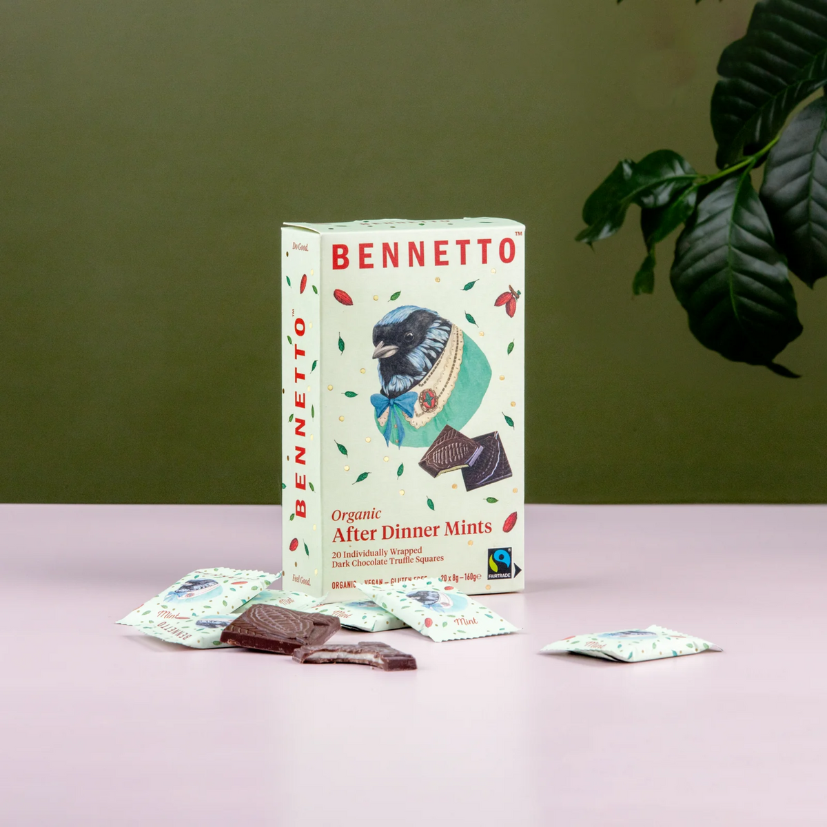 Bennetto - Dark Chocolate Truffle Squares - After Dinner Mints