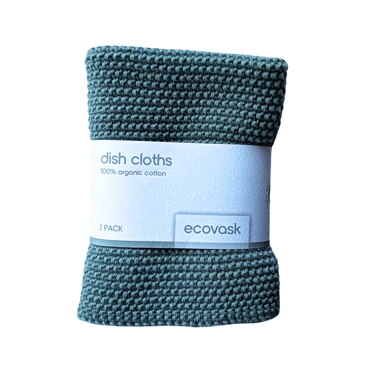 Ecovask - Dishcloth Lite 2pk - Sea Foam