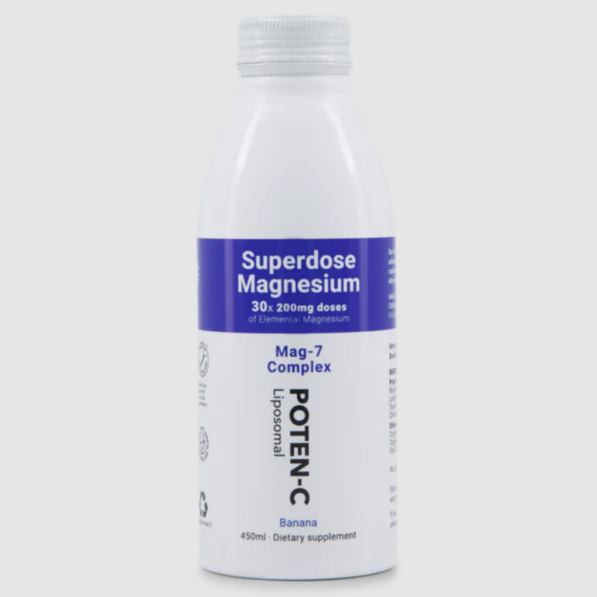 Poten-C Superdose - Liposomal Magnesium 5x 200mg Doses (Banana)