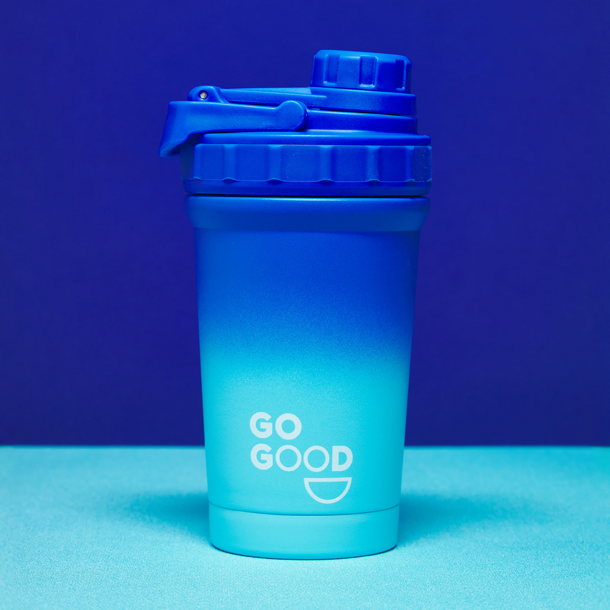 Go Good - Stainless Steel Shaker - Blue