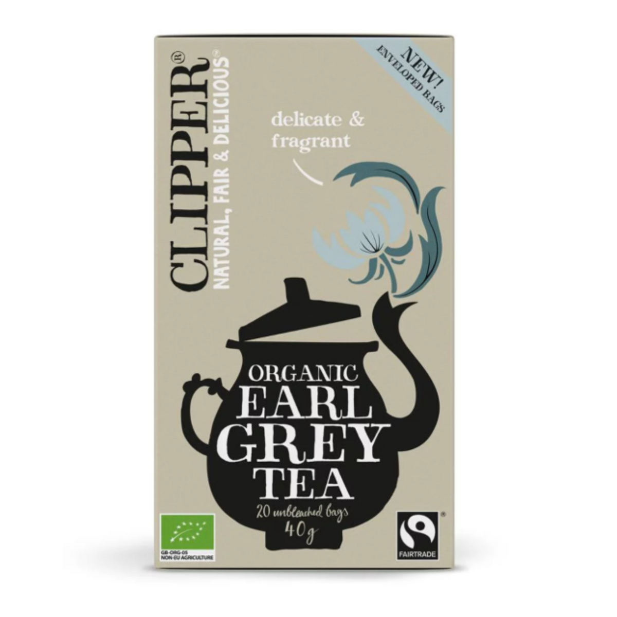 Clipper - Organic Earl Grey Breakfast Tea - 40 Bags