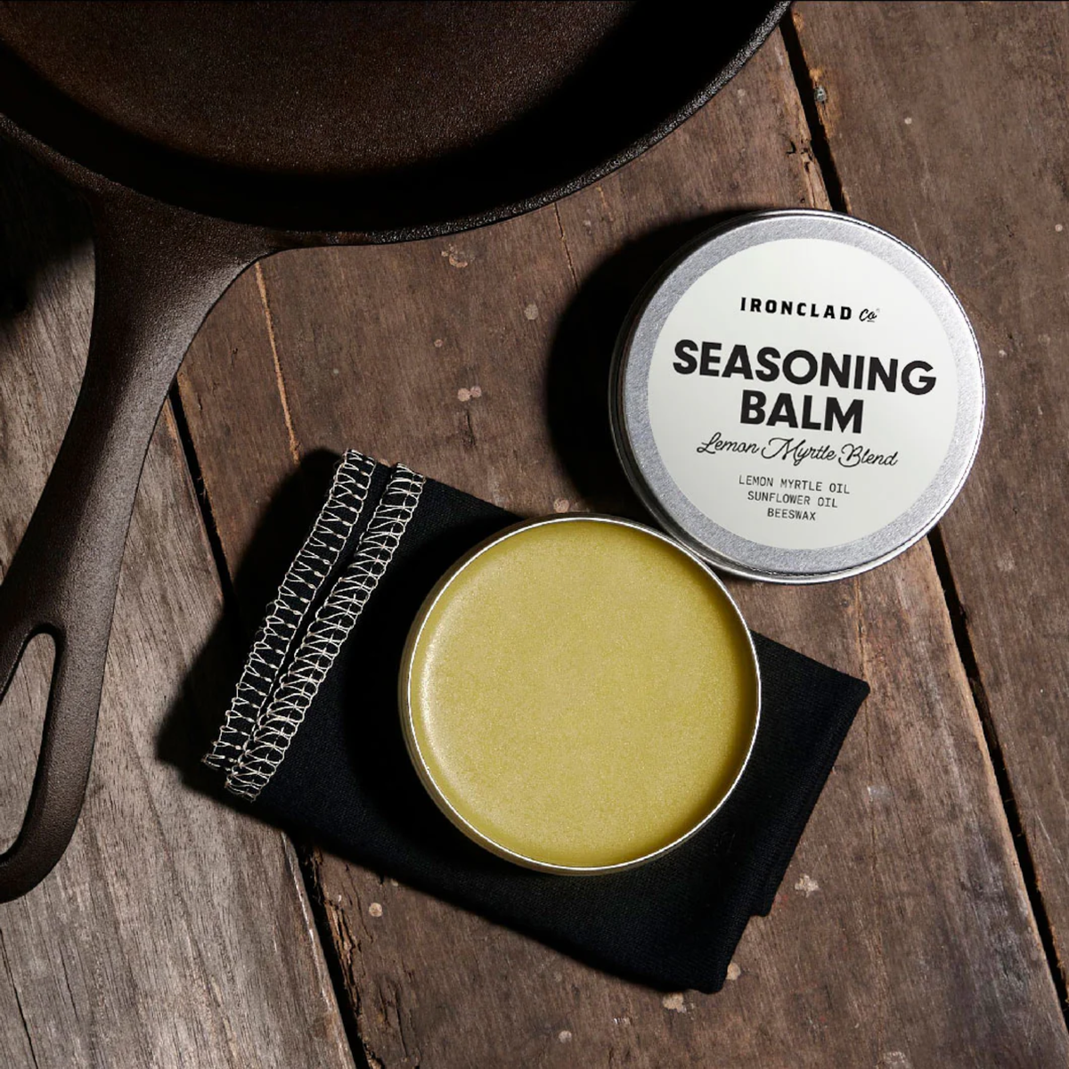 NEW: Ironclad Co - Seasoning Balm. Nourishing Cast Iron Treatment