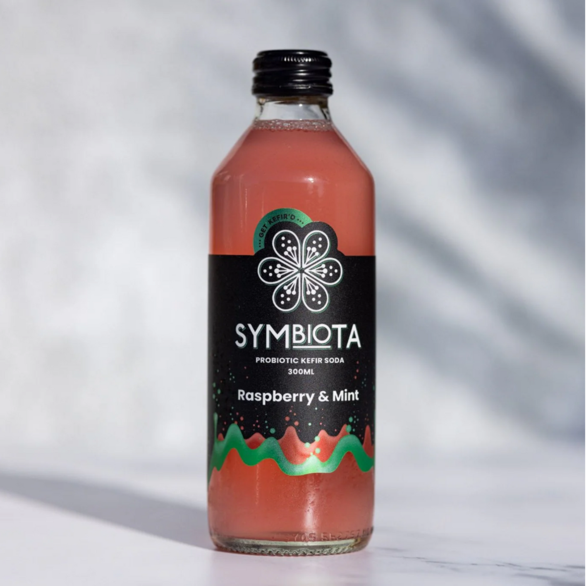 Symbiota - Probiotic Water Kefir Soda - Raspberry Mint 300ml