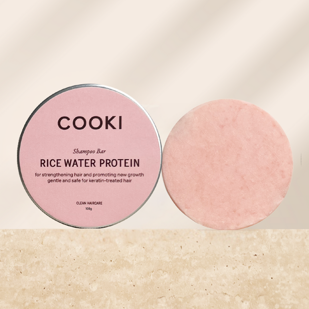 Cooki - Rice Water Protein Shampoo Bar - For Strengthening Hair and Promoting New Growth