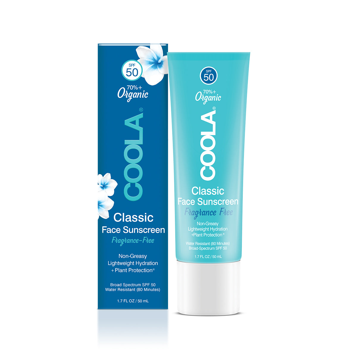 Coola - Classic Face SPF50 Sunscreen - Fragrance Free