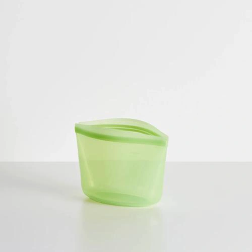 Stasher - Silicone Bowl - 4 cup green