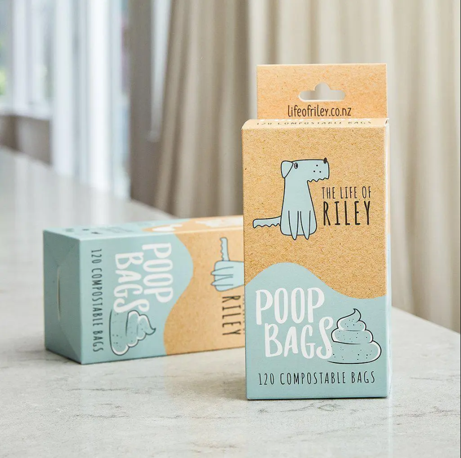 Life of Riley - Compostable Poop Bags - 120 bags