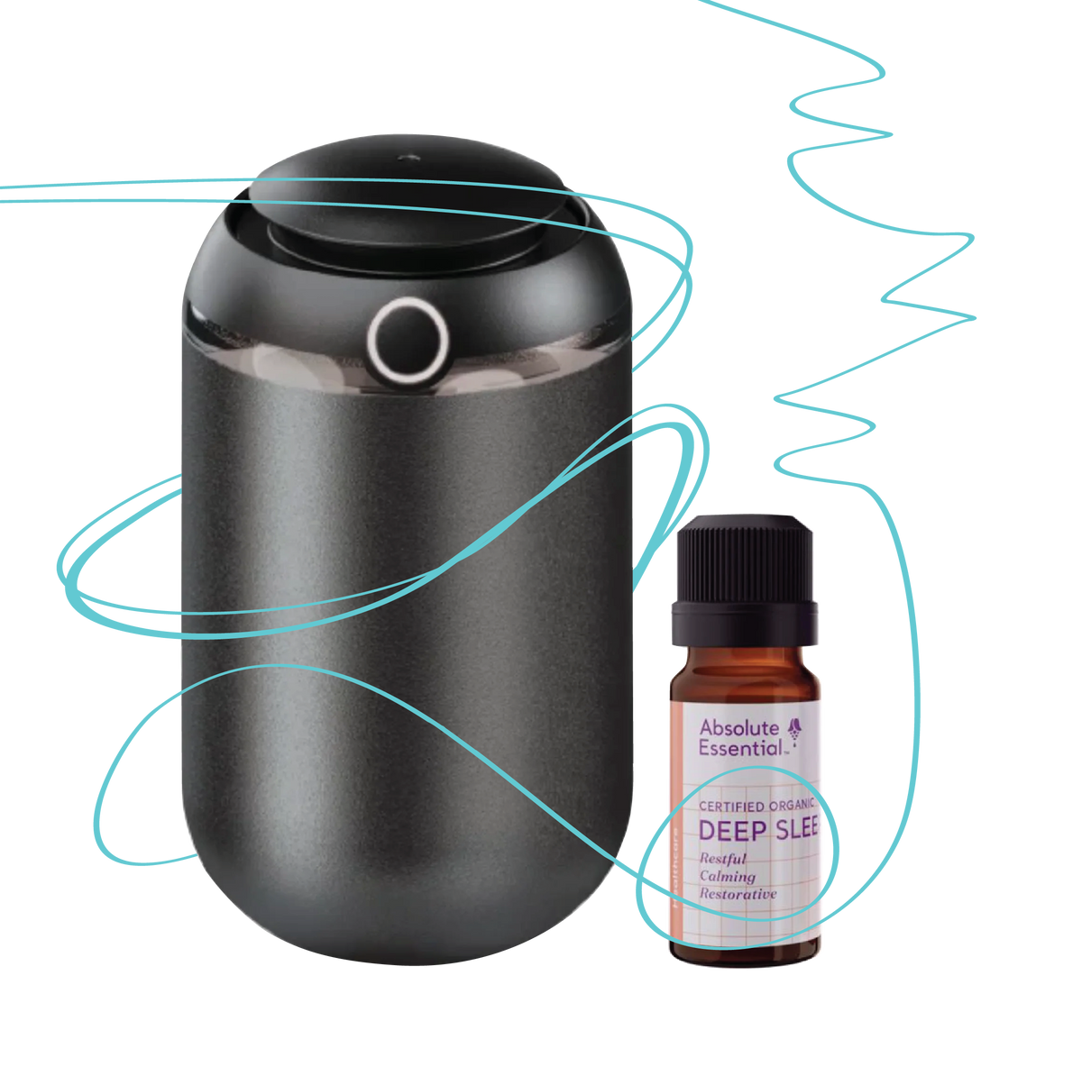 Bundle: Deep Sleep Diffuser Set - Gunmetal Grey