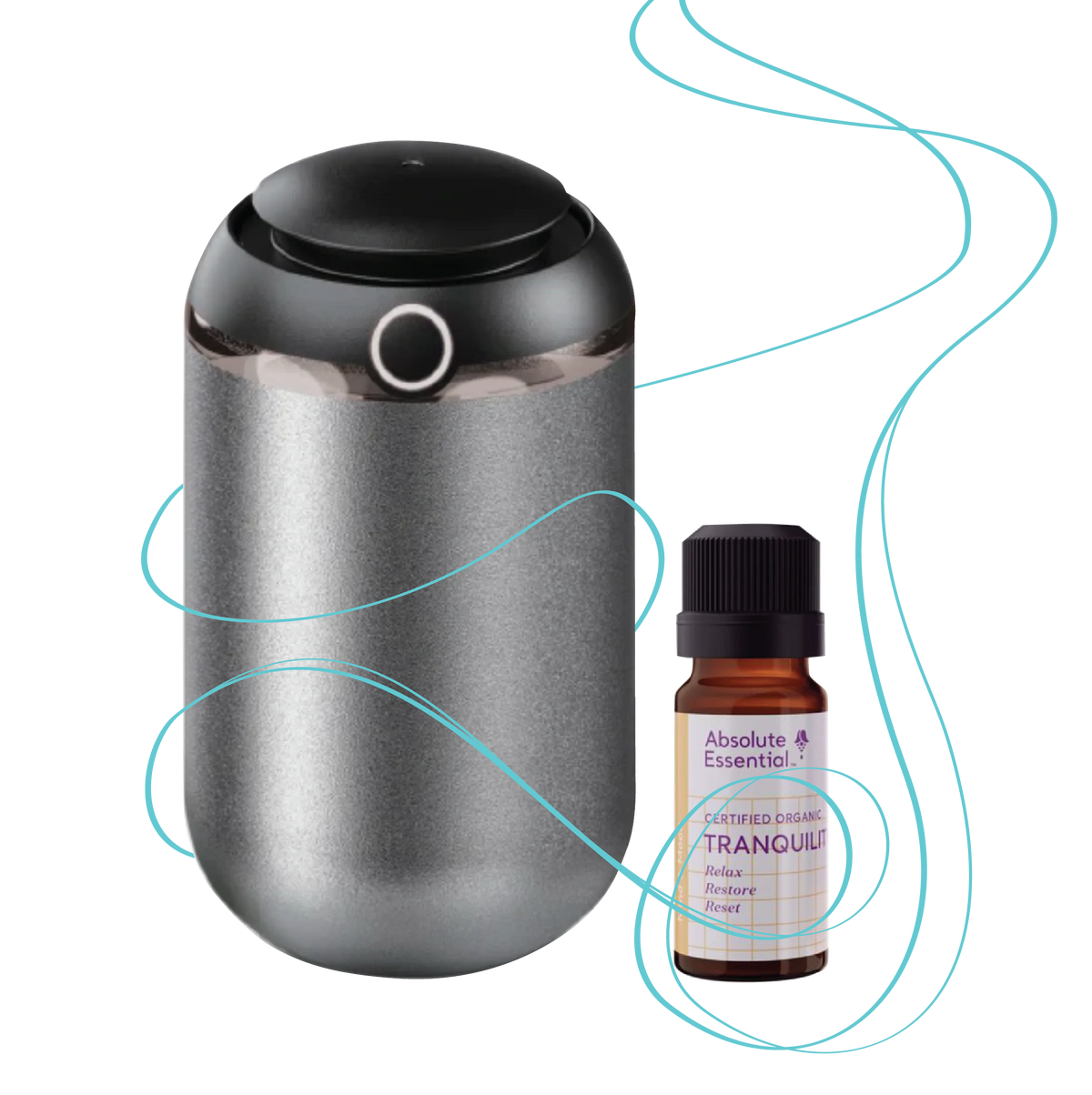 Bundle: Tranquility Diffuser Set -  Silver
