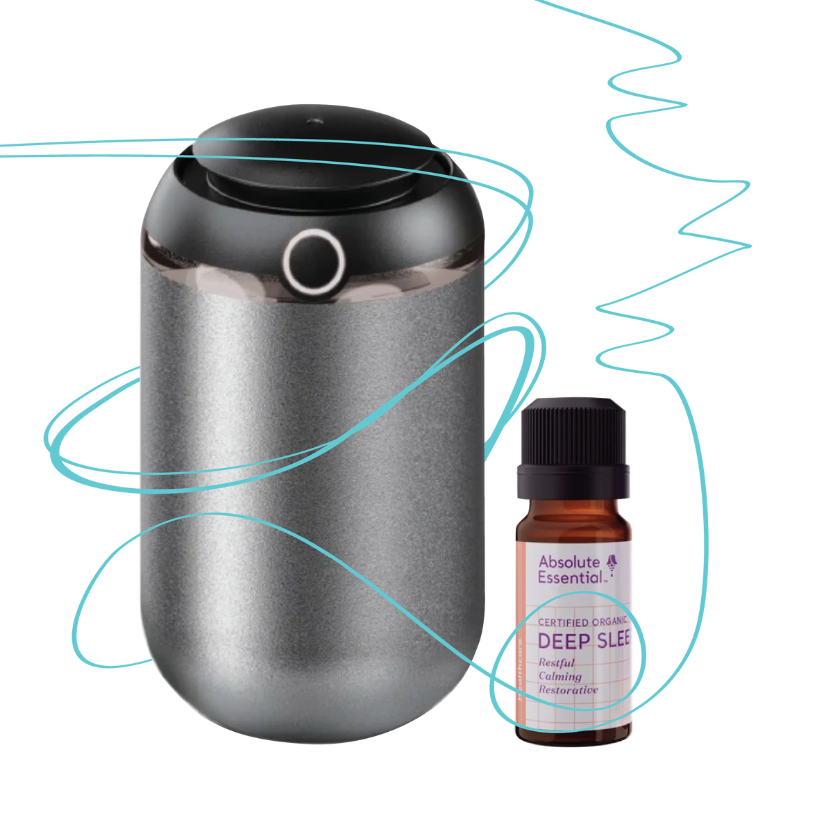 Bundle: Deep Sleep Diffuser Set -  Silver