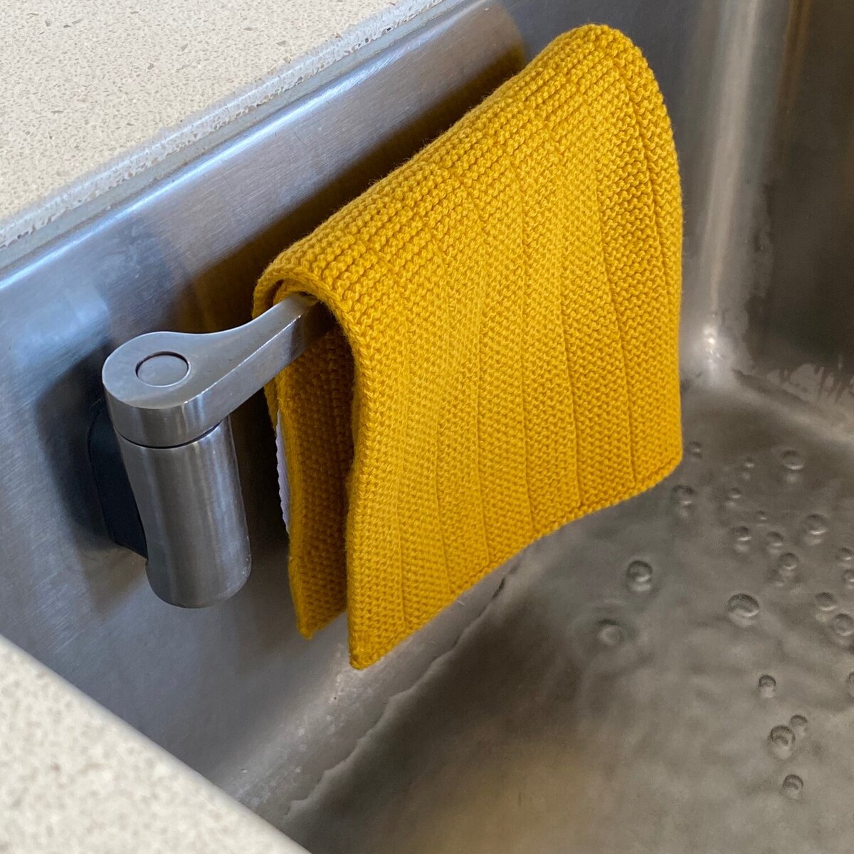 Ecovask - Happy Sinks Dishcloth holder - Stainless Steel