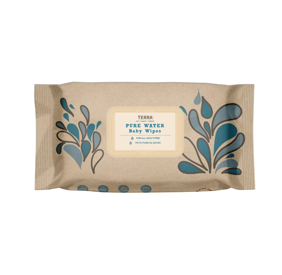 Terra Organic Natural Baby Wipes 70s