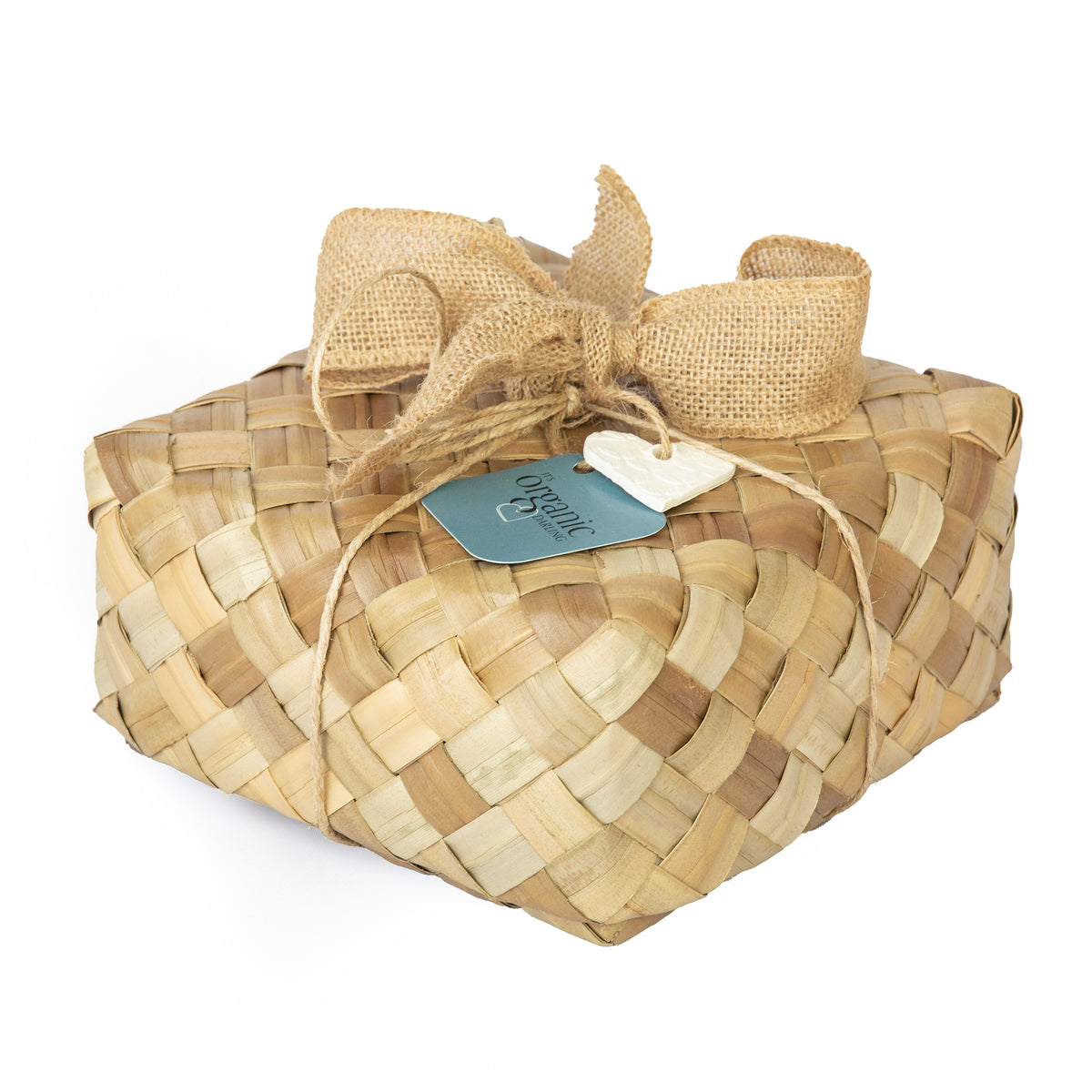 Custom Goodness Gift Flax Baskets - fill your own!