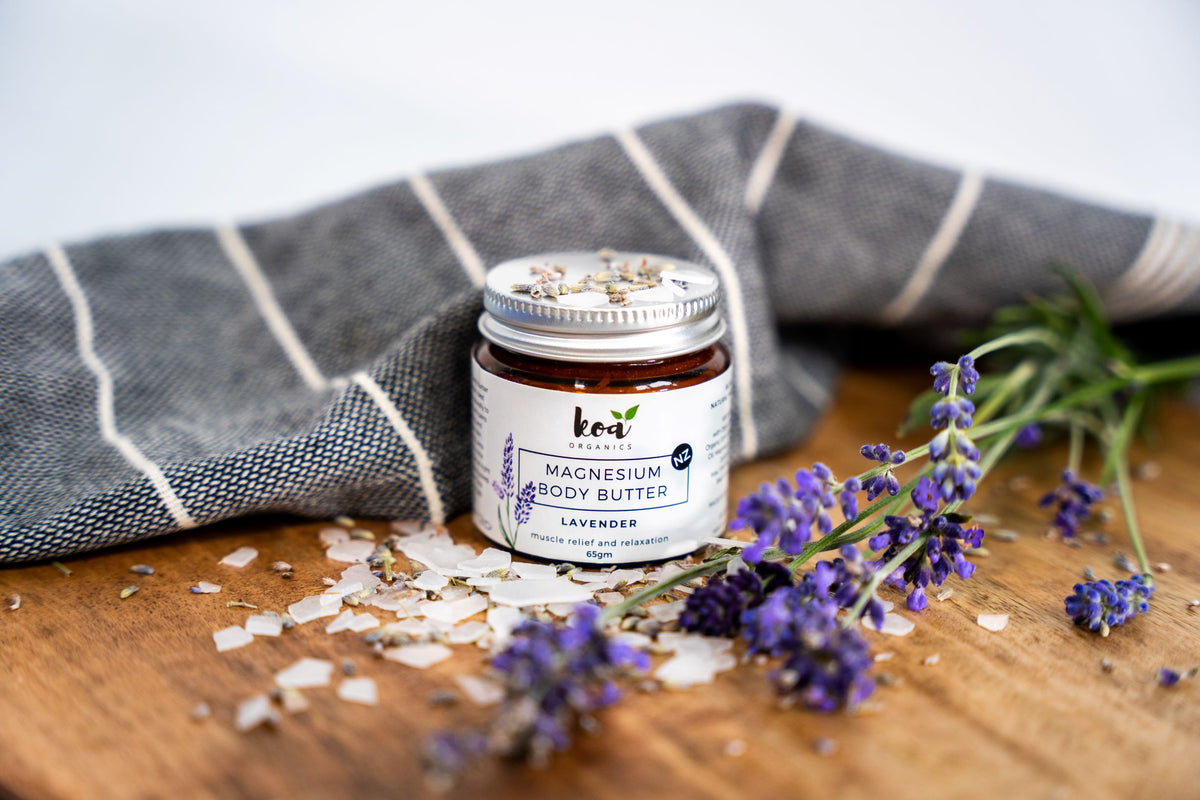 Koa Organics - Magnesium Body Butter Lavender (Med) 65gm