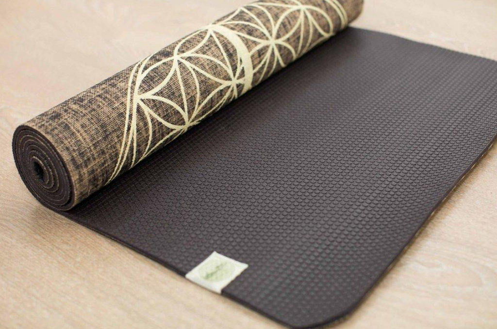 Buy Yoga mat Flower of life beige 1 unit Yogatribe