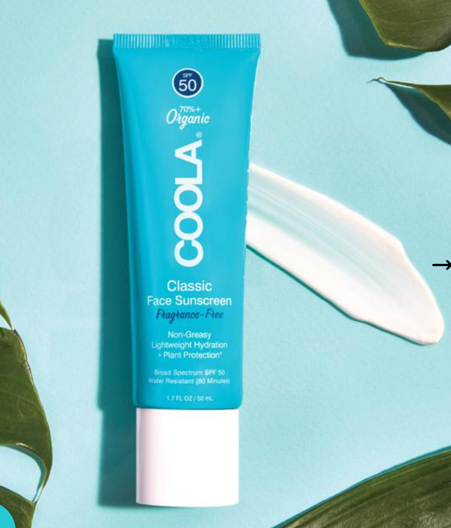 Coola - Classic Face SPF50 Sunblock - Sheer and Lightweight