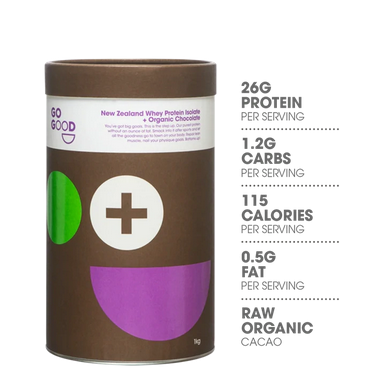 Go Good - Whey Protein Isolate + Organic Chocolate 500g
