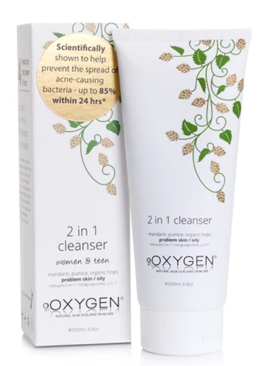 Oxygen - 2 in 1 cleanser for problem and oily skin