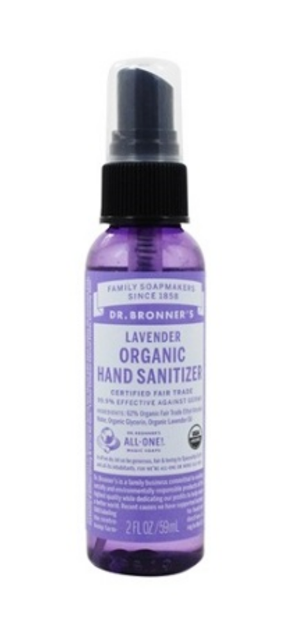 Dr Bronners Lavender Hand Sanitizer 59ml
