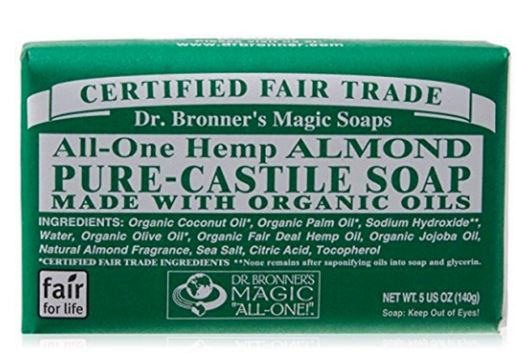 Dr Bronner Almond Magic Bar Soap 140g